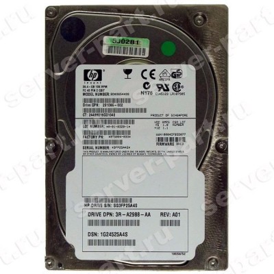 Жесткий Диск HP 36,4Gb (U2048/10000/4Mb) 40pin Fibre Channel 3,5" For StorageWorks EVA 3000 4100 4000 5000 6100 6000 8100 8000 M5314 DS2500(238590-B22) (ХПЕ) Жесткий Диск HP 36,4Gb (U2048/10000/4Mb) 40pin Fibre Channel 3,5" For StorageWorks EVA 3000 4100 4000 5000 6100 6000 8100 8000 M5314 DS2500(238590-B22) (ХПЕ)