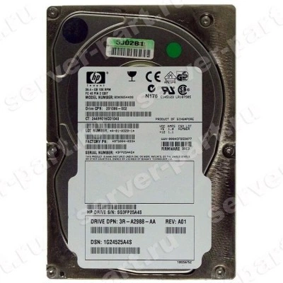 HP 238590-B23 жёсткий диск, 36 ГБ, Fibre Channel HP 238590-B23 жёсткий диск, 36 ГБ, Fibre Channel