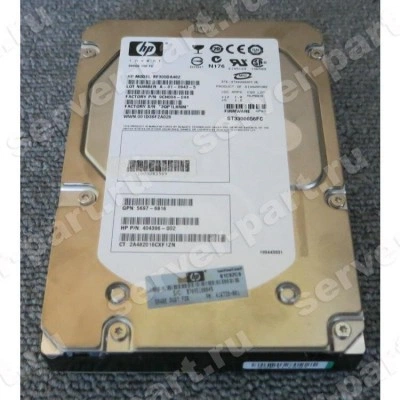 Жесткий Диск HP (Seagate) Cheetah 15K.6 ST3300656FC 300Gb (U4096/15000/16Mb) 40pin Fibre Channel 3,5" For StorageWorks EVA 4400 6400 8400 M6412 EVA 4100 4000 6100 6000 8100 8000 M5314(BF300DA482)