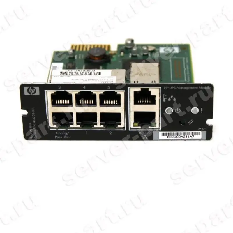 Плата Удаленного Управления HP UPS Management Module 10/100Мбит/сек