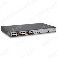 Коммутатор HP (3Com) 2426-PWR Plus 24port-10/100Mbps 2port-10/100/1000Mbps 2xSFP+ WEB-Managed Layer 3 19" 1U(JD992A#ABB)