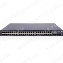 Коммутатор HP FlexFabric Ethernet 48port-10/100/1000Mbps 4port-10GBase-SFP+ Layer3 UTP 19" 1U(JC105-61101)