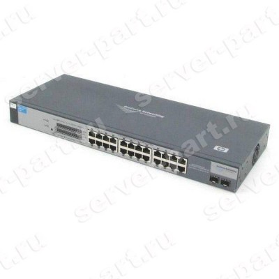 Коммутатор HP ProCurve Switch 24x1000Mbps 2xSFP+ WEB-Managed Layer 2 19" 1U(1800-24G) (ХПЕ) Коммутатор HP ProCurve Switch 24x1000Mbps 2xSFP+ WEB-Managed Layer 2 19" 1U(1800-24G) (ХПЕ)