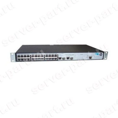 Коммутатор HP FlexNetwork Switch 24port-10/100Mbps 2port-1GBase 24RJ45 2RJ45/2SFP+ Layer 2 19" 1U(JD320-61201)