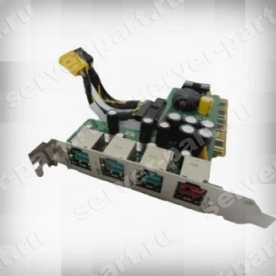 Контроллер HP Powered USB Port Card 2-12V 4USB v.2.0 2x12v 1x24v PCI For POS Systems rp5700(KH888AA)