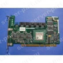 Контроллер RAID SATA HP (Adaptec) 3xSil3512/Intel GC80303 64Mb 6xSATA RAID50 SATA PCI/PCI-X For ProLiant ML110G2 ML110G3 ML150G2 ML310G2 ML310G3 ML350G4p(AAR-2610SA/64Mb)