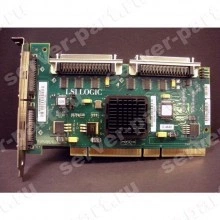 Контроллер SCSI HP (LSI Logic) Int-2x68Pin Ext-2xVHDCI RAID0/1 UW320SCSI PCI/PCI-X(A6961A)