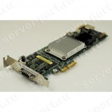 Контроллер SAS RAID HP (LSI Logic) MegaRAID SAS Intel IOP333 128Mb Int-1xSFF8087 (4xSAS/SATA) Ext-1xSFF8470 (4xSAS/SATA) RAID50 U300 LP PCI-E4x For xw4400 xw6400 xw8400 xw9400(8344ELP)