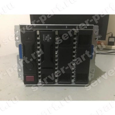 Корзина SAS/SATA HP 4xSAS/SATA Drive Cage LFF 3,5" Hot Swap 4U For ML310e Gen8 ML310e Gen8 V2(674839-B21)