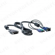 KVM Кабель HP Video&2xPS/2 15cm+160cm For AF611A(438610-002)