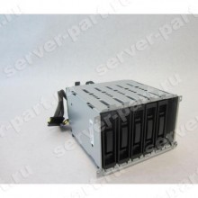 413986-001 HP ML350 G5 6-Bay 3.5 SAS Cage w/back plan 413986-001