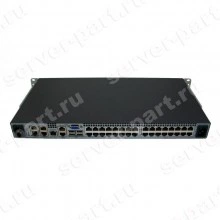 KVM Переключатель HP Server IP Console Switch With Virtual Media 4x1x16 16хPC USB/PS2 16xLAN 4xUSB 19" 1U(580647-001)