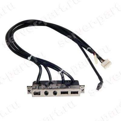 Лицевая Панель HP Front I/O Assembly 2USB IEEE1394 2Audio For Z400(536660-001)