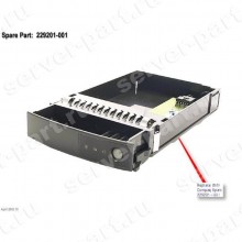Лицевая Панель HP HP Filler Panel And Power Switch For MSA1000 MSA500(229201-001)