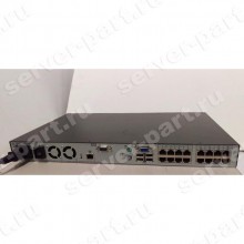 KVM Переключатель HP Server IP Console Switch With Virtual Media 4x1x16 16хPC USB/PS2 16xLAN 4xUSB 19" 1U(520-404-502)