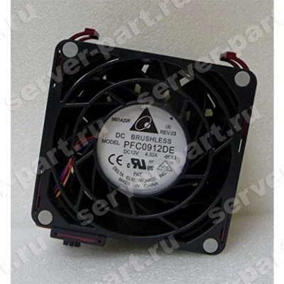 Вентилятор HP (Delta) Brushless 4.32A 12v 5700 об/мин 147.7CFM 38dB 92x92x38mm для ML370G6 DL370G6(508107-B21) Вентилятор HP (Delta) Brushless 4.32A 12v 5700 об/мин 147.7CFM 38dB 92x92x38mm для ML370G6 DL370G6(508107-B21)