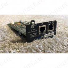 Плата Удаленного Управления HP UPS Management Module 10/100Мбит/сек 2xRJ45 6xRS-232 Web/SNMP For XR UPS R1500G3 R3000G2 T3000G2(HSTNR-PB03)