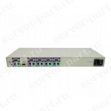 KVM Переключатель Compaq (Apex) OutLook 4хPC PS/2 Metal 19" 1U(147092-001)