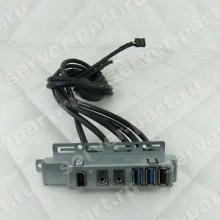 Лицевая Панель HP Front I/O Assembly 3USB 2Audio For Z220(688664-001)