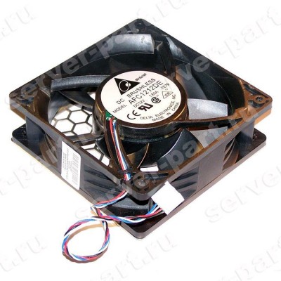 Вентилятор HP (Delta) Brushless 1,6A 12v 3900 об/мин 148,34CFM 51dB 120x120x38mm для ML150G5(AFC1212DE-7E79) (ХПЕ) Вентилятор HP (Delta) Brushless 1,6A 12v 3900 об/мин 148,34CFM 51dB 120x120x38mm для ML150G5(AFC1212DE-7E79) (ХПЕ)