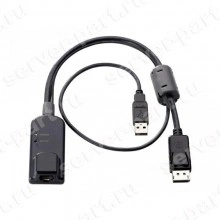 KVM Кабель HP KVM Console USB/Display Port Interface Adapter RJ45 - 1xDP&1xUSB For Server Console G2 Switch(820457-001)