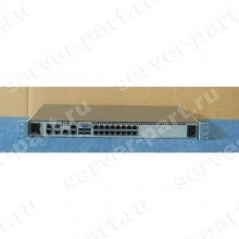 KVM Переключатель HP Server KVM IP Console Switch G2 With Virtual Media CAC 2x1Ex16 16хPC USB/SVGA 16xLAN+7xLAN 4xUSB 19" 1U(580646-001)
