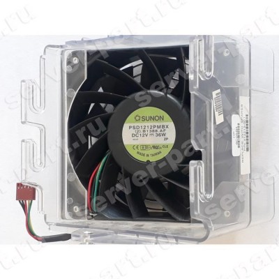 Вентилятор HP (Sunon) 3A 36W 12v 4400 об/мин 200CFM 65dB 120x120x38mm для ML350G4 ML350G4p(PSD1212PMBX) (ХПЕ) Вентилятор HP (Sunon) 3A 36W 12v 4400 об/мин 200CFM 65dB 120x120x38mm для ML350G4 ML350G4p(PSD1212PMBX) (ХПЕ)
