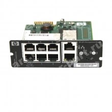Плата Удаленного Управления HP UPS Management Module 10/100Мбит/сек 2xRJ45 6xRS-232 Web/SNMP For XR UPS R36000 R12000 R8000 R5500 R5500xr R3000 R3000xr R1500G2 R1500xr T2200xr T1500xr T1000xr(AF401A)