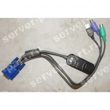 KVM Кабель HP RJ45 - Video&2xPS/2&1xUSB Virtual Media Interface Adapter 27cm+57cm(520-439-504)