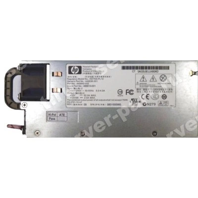 Резервный Блок Питания HP 750Wt для серверов DL180G5 DL185G5 ML150G5(449840-001) Резервный Блок Питания HP 750Wt для серверов DL180G5 DL185G5 ML150G5(449840-001)