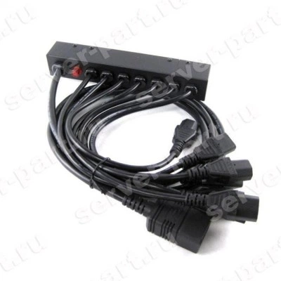 Распределительное Устройство Электропитания HP Fixed Cord Extension Bar 12A 100-240V C20 To 7xC13 For DL360G4 DL360G4p DL360G5 DL365 DL380G3 ML370G5(346137-002) Распределительное Устройство Электропитания HP Fixed Cord Extension Bar 12A 100-240V C20 To 7xC13 For DL360G4 DL360G4p DL360G5 DL365 DL380G3 ML370G5(346137-002)