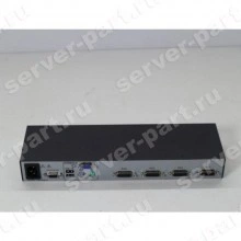 KVM Переключатель HP электронный 4хPC USB/PS2 19" 1U(PLX-0110)