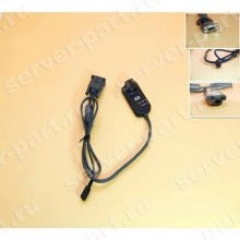 KVM Кабель HP KVM Console Switch Serial Interface Adapter RJ45 - Video With Power Supply(620-536-504)