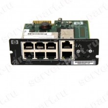Плата Удаленного Управления HP UPS Management Module 10/100Мбит/сек 2xRJ45 6xRS-232 Web/SNMP For XR UPS R36000 R12000 R8000 R5500 R5500xr R3000 R3000xr R1500G2 R1500xr T2200xr T1500xr T1000xr(434203-001)