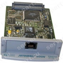 Принт-Сервер HP JetDirect Fast Ethernet Internal (10/100Base-TX, EIO, LJ 2100/4000/4050/5000/8000/8100 Color LJ 4500/8500 Mopier 240/320/9100C Digital Sender)(600n)