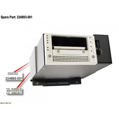 HP 224893-001 ленточный накопитель, 40 ГБ, 80 ГБ HP 224893-001 ленточный накопитель, 40 ГБ, 80 ГБ