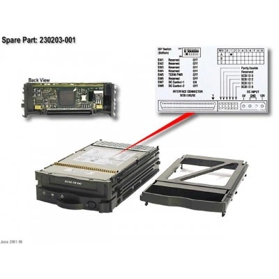 HP 230203-001 ленточный накопитель, External, Low Voltage Differential (LVD) HP 230203-001 ленточный накопитель, External, Low Voltage Differential (LVD)