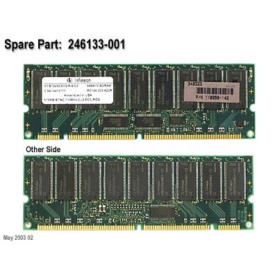 HP 246133-001 модуль оперативной памяти, ECC HP 246133-001 модуль оперативной памяти, ECC