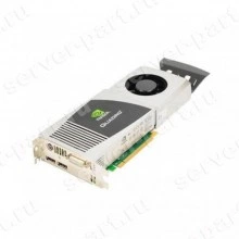 Видеокарта HP (PNY) Nvidia Quadro FX4800 1536Mb 384Bit GDDR3 2xDP DVI miniDin (3D Glasses) SLI HDCP PCI-E16x(VCQFX4800-PCIE)