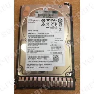 Жесткий Диск HP (Seagate) Enterprise Performance 10K HDD v8 ST300MM0048 300Gb (U1200/10000/128Mb) 512n 12G SAS 2,5" For Gen5 Gen6 Gen7 Gen8 Gen9 Gen10 MSA2052 MSA2050 MSA2042 MSA2040 MSA1050 MSA1040(EG000300JWEBF) Жесткий Диск HP (Seagate) Enterprise Performance 10K HDD v8 ST300MM0048 300Gb (U1200/10000/128Mb) 512n 12G SAS 2,5" For Gen5 Gen6 Gen7 Gen8 Gen9 Gen10 MSA2052 MSA2050 MSA2042 MSA2040 MSA1050 MSA1040(EG000300JWEBF)