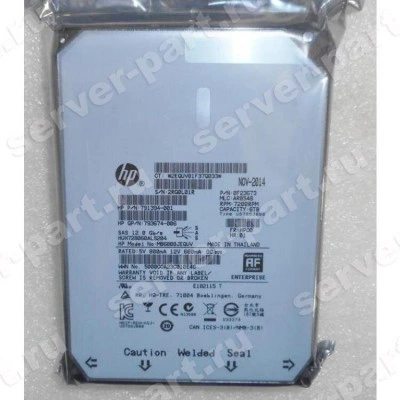 Жесткий Диск HP (HGST) Ultrastar He8 HUH728060AL5204 6Tb (U1200/7200/256Mb) Helium AF Secure Erase 512e 12G SAS 3,5" For Gen5 Gen6 Gen7 Gen8 Gen9 Gen10 D6020 D6000 Apollo Gen10 StoreVirtual 3000 3200(MB6000JEQUV)