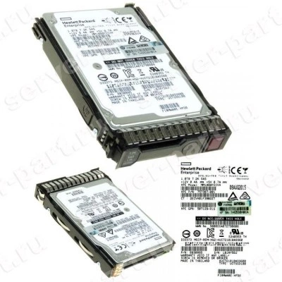Жесткий Диск HP 1Tb (U600/7200) DP 6G SAS 2,5" For Gen8 Gen9 Gen10(653954-001)
