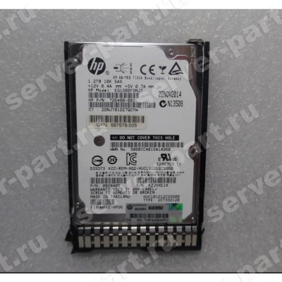 Жесткий Диск HP (Hitachi) Ultrastar C10K1200 HUC101212CSS600 1.2Tb (U600/10000/64Mb) DP 6G SAS 2,5" For Gen8 Gen9 Gen10(718292-001) (ХПЕ) Жесткий Диск HP (Hitachi) Ultrastar C10K1200 HUC101212CSS600 1.2Tb (U600/10000/64Mb) DP 6G SAS 2,5" For Gen8 Gen9 Gen10(718292-001) (ХПЕ)