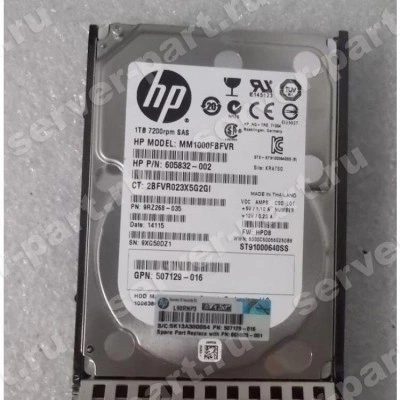Жесткий Диск HP (Seagate) Constellation.2 ST91000640SS 1Tb (U600/7200/64Mb) 6G SAS 2,5" For Gen4 Gen5 Gen6 Gen7(605835-S21)