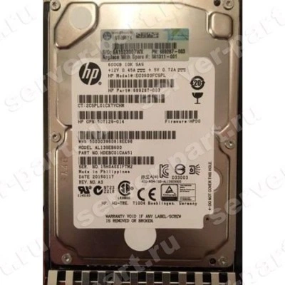 HP 597609-003 жёсткий диск, 6 ГБ, SAS HP 597609-003 жёсткий диск, 6 ГБ, SAS
