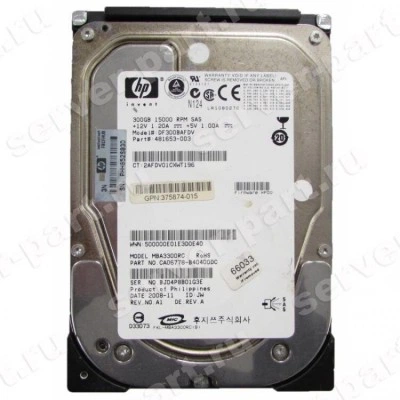 Жесткий Диск HP (Fujitsu) MBA3300RC 300Gb (U300/15000/16Mb) Dual Port SAS 3,5" For Gen4 Gen5 Gen6 Gen7(DF300BAFDV)