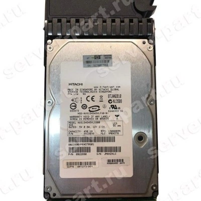 Жесткий Диск HP (Hitachi) Ultrastar 15K450 HUS154545VLS300 450Gb (U300/15000/64Mb) Dual Port SAS 3,5" For P2000 G2 MSA2000(481279-001) Жесткий Диск HP (Hitachi) Ultrastar 15K450 HUS154545VLS300 450Gb (U300/15000/64Mb) Dual Port SAS 3,5" For P2000 G2 MSA2000(481279-001)