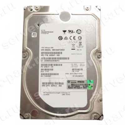 Жесткий Диск HP (Seagate) Constellation ES.3 ST1000NM0023 1Tb (U600/7200/128Mb) 6G SAS 3,5" For Gen8 Gen9 Gen10(MB1000FCWDE) (ХПЕ) Жесткий Диск HP (Seagate) Constellation ES.3 ST1000NM0023 1Tb (U600/7200/128Mb) 6G SAS 3,5" For Gen8 Gen9 Gen10(MB1000FCWDE) (ХПЕ)