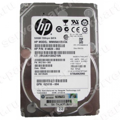 614829-002 HP G8 G9 500-GB 6G 7.2K 2.5 SATA 655708-B21 (ХПЕ) 614829-002 HP G8 G9 500-GB 6G 7.2K 2.5 SATA 655708-B21 (ХПЕ)