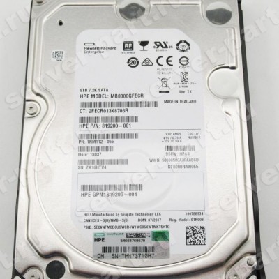 Жесткий Диск HP (Seagate) Enterprise Capacity 3.5 HDD v5 ST8000NM0055 8Tb (U600/7200/256Mb) 512e 6G SATAIII For Gen8 Gen9 Gen10(MB8000GFECR) (ХПЕ) Жесткий Диск HP (Seagate) Enterprise Capacity 3.5 HDD v5 ST8000NM0055 8Tb (U600/7200/256Mb) 512e 6G SATAIII For Gen8 Gen9 Gen10(MB8000GFECR) (ХПЕ)
